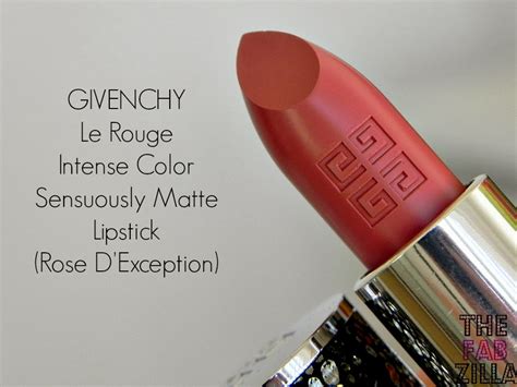 givenchy le rouge mat review|Givenchy rose d'exception.